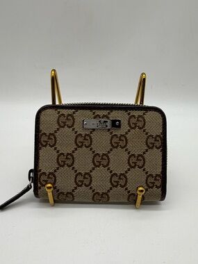 Gucci Canvas Zippy Wallet